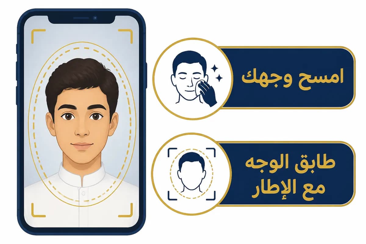 مسح الوجه في تطبيق One Login
