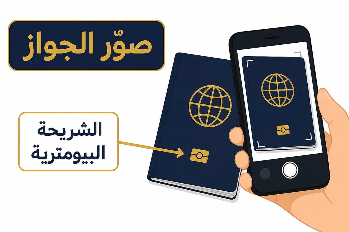 مسح الجواز البيومتري بالموبايل