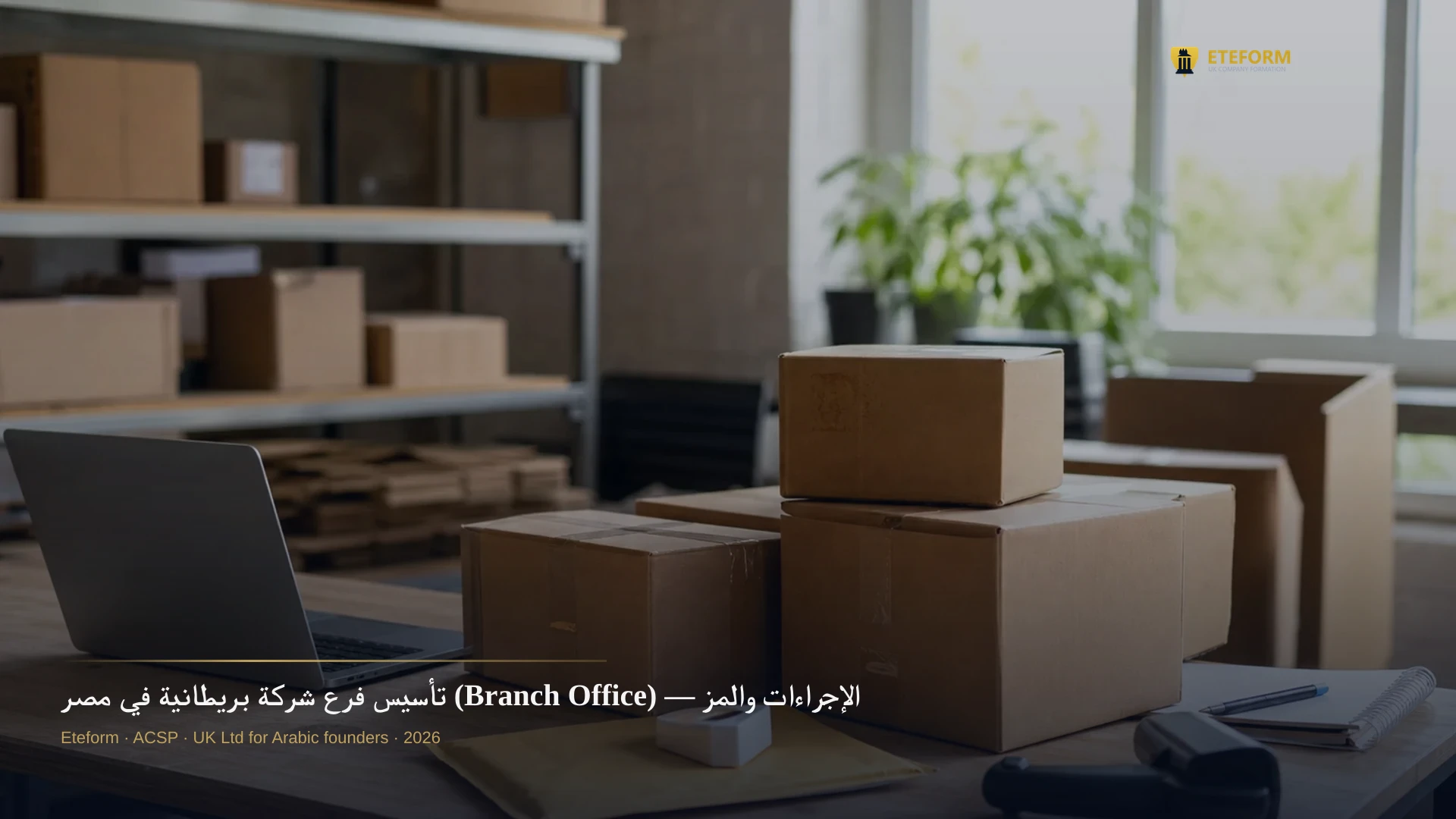 تأسيس فرع شركة بريطانية في مصر (Branch Office) — الإجراءات والمزايا 2026