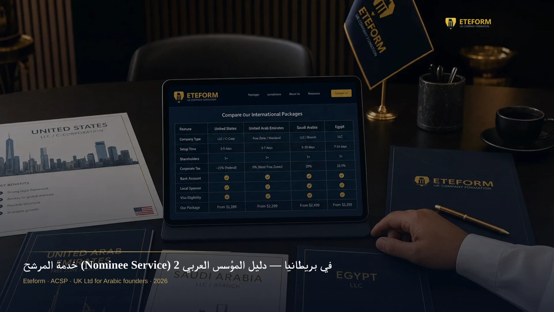 خدمة المرشح (Nominee Service) في بريطانيا — دليل المؤسس العربي 2026